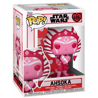 Figura POP Star Wars Valentines Ahsoka - Espadas y Más