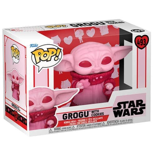Figura POP Star Wars Valentines Grogu - Espadas y Más