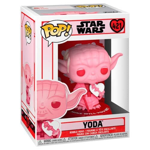 Figura POP Star Wars Valentines Yoda with Heart - Espadas y Más