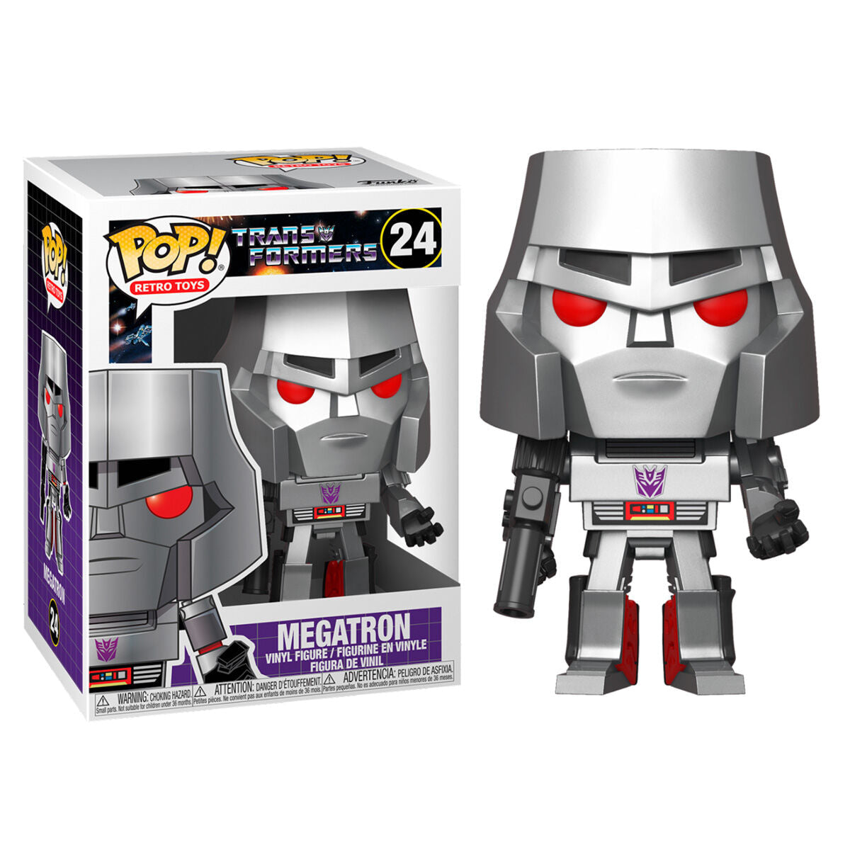 Figura POP Transformers Megatron - Espadas y Más