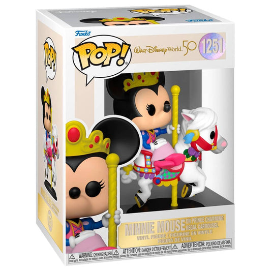 Figura POP Walt Disney World 50th Anniversary Minnie Mouse Carrousel - Espadas y Más