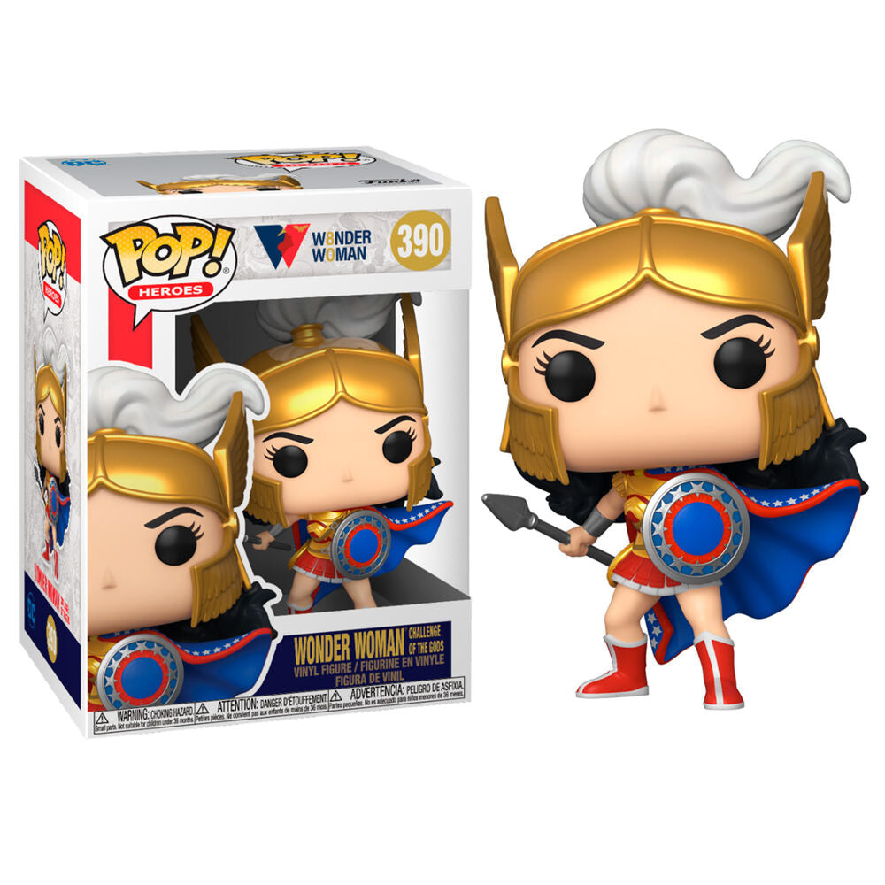 Figura POP WW80th Wonder Woman Challenge Of The Gods - Espadas y Más