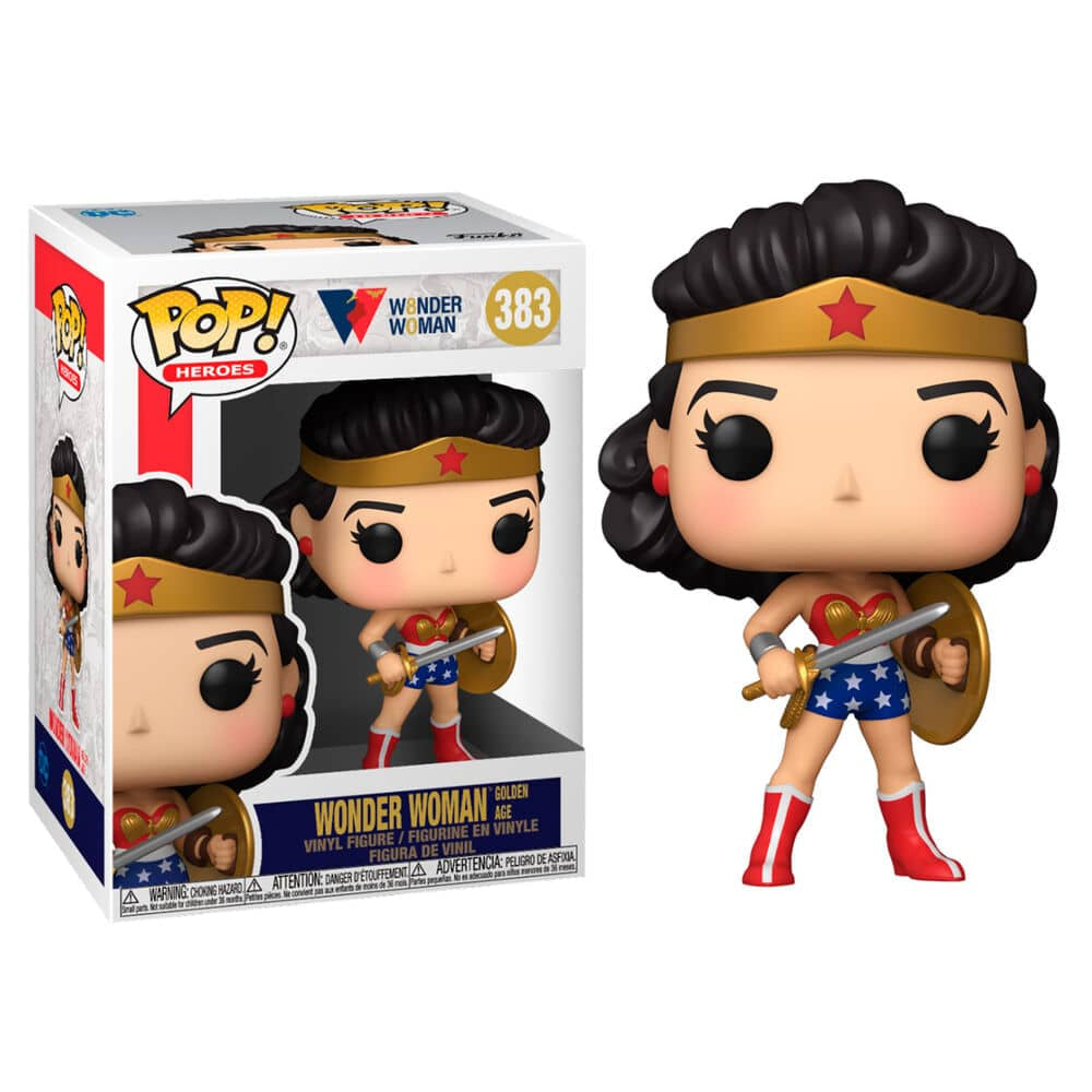 Figura POP WW80th Wonder Woman Golden Age - Espadas y Más