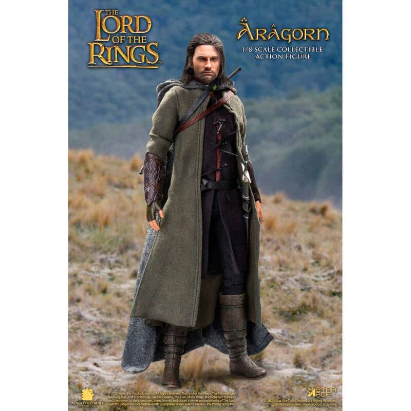 Figura Real Master Aragorn Special Version El Señor de los Anillos 23cm - Espadas y Más