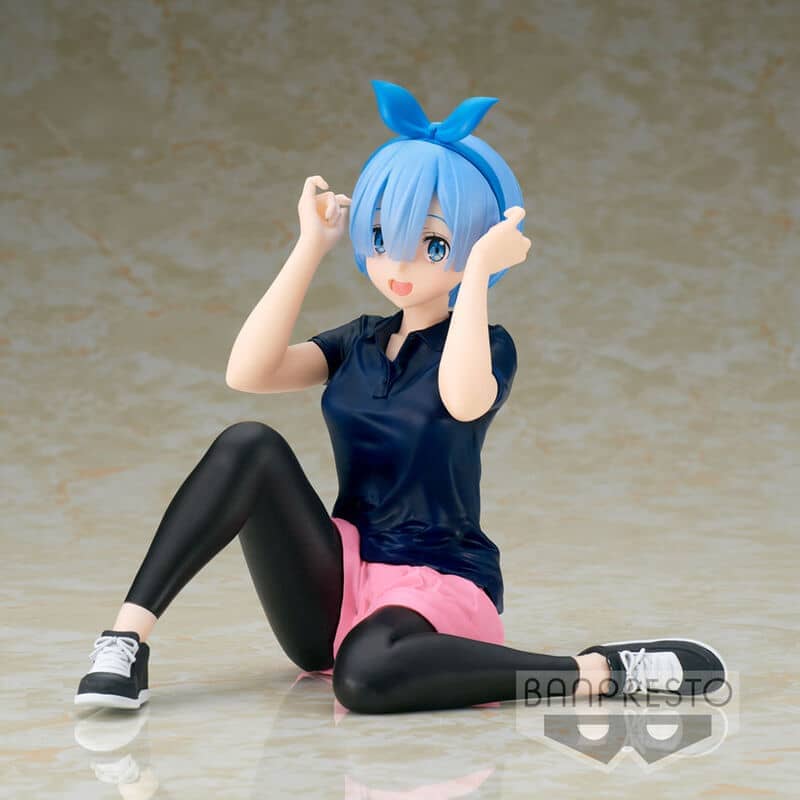 Figura Rem Training Style Relax Time Re:Zero Starting Life in Another World 14cm - Espadas y Más