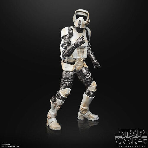 Figura Scout Trooper Carbonized Black Series Star Wars 15cm - Espadas y Más
