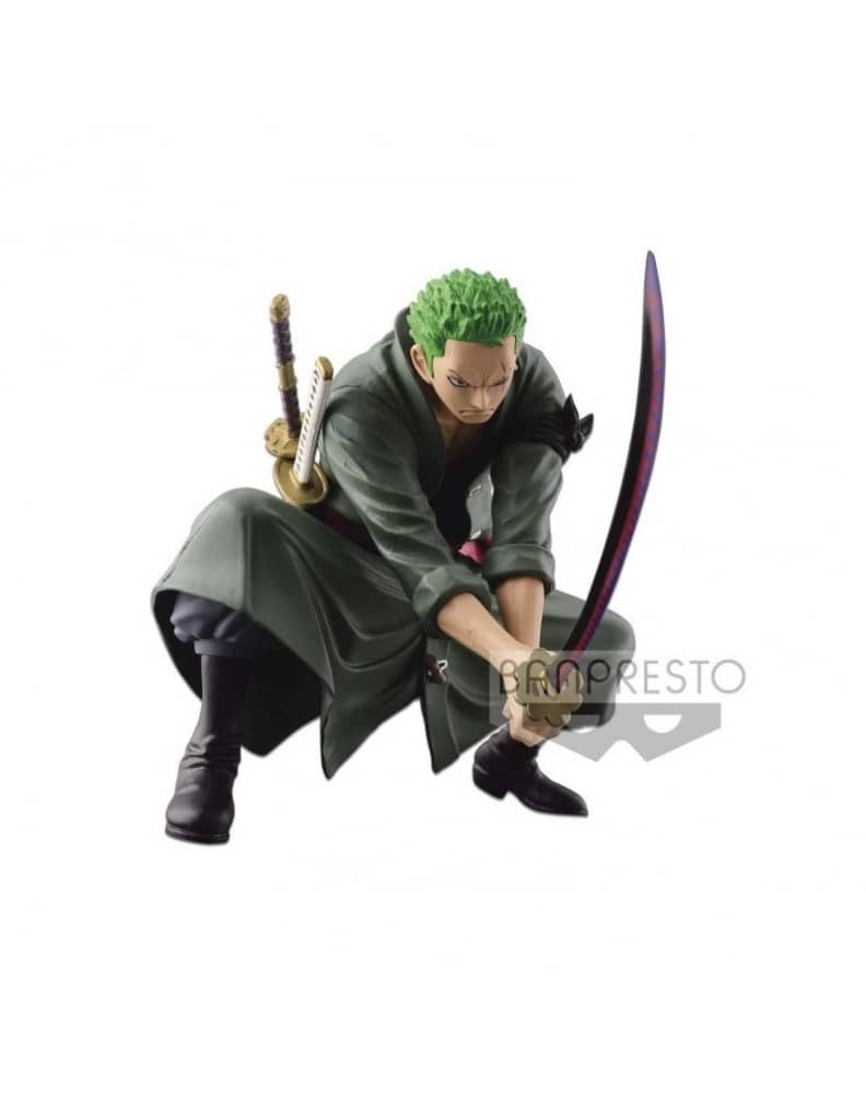 Figura Scultures Big Zoukeio 4 Zoro One Piece 13cm - Espadas y Más