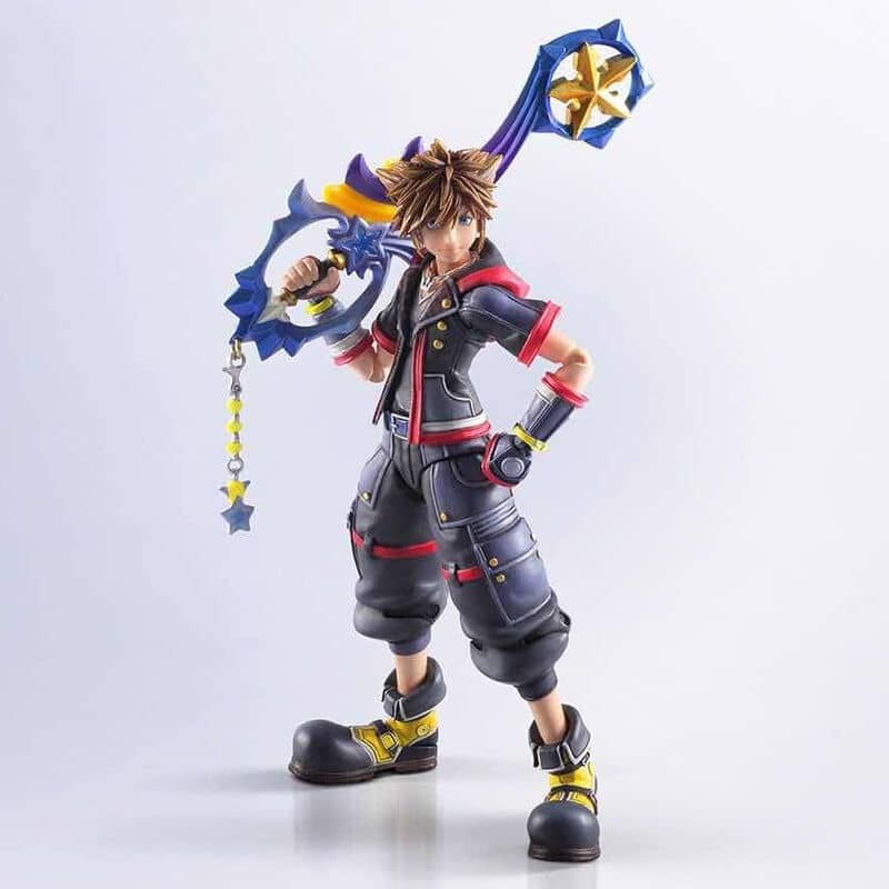 Figura Sora Kingdom Hearts III Bring Arts Disney 15cm - Espadas y Más