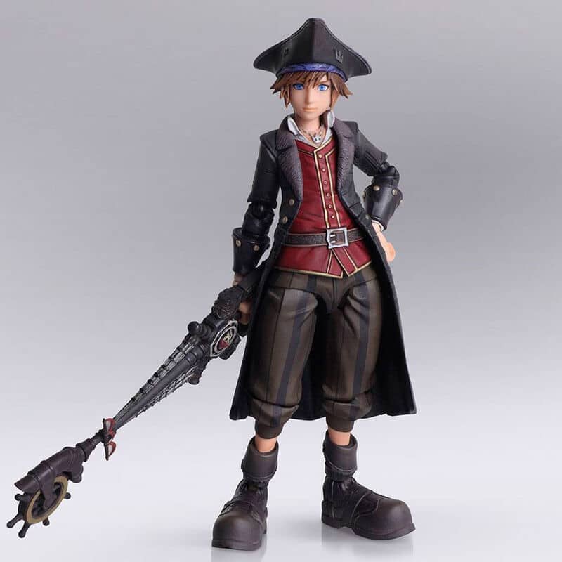 Figura Sora Pirates of the Caribbean Ver. Kingdom Hearts III Bring Arts Disney 15cm - Espadas y Más