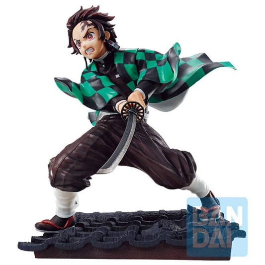 Figura Tanjiro Kamado Demon Slayer Kimetsu No Yaiba 14cm - Espadas y Más