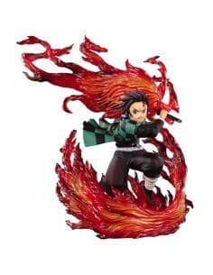 Figura Tanjiro Kamado Hinomaki Kagura Semon Slayer Kimetsu No Yaiba 15cm - Espadas y Más