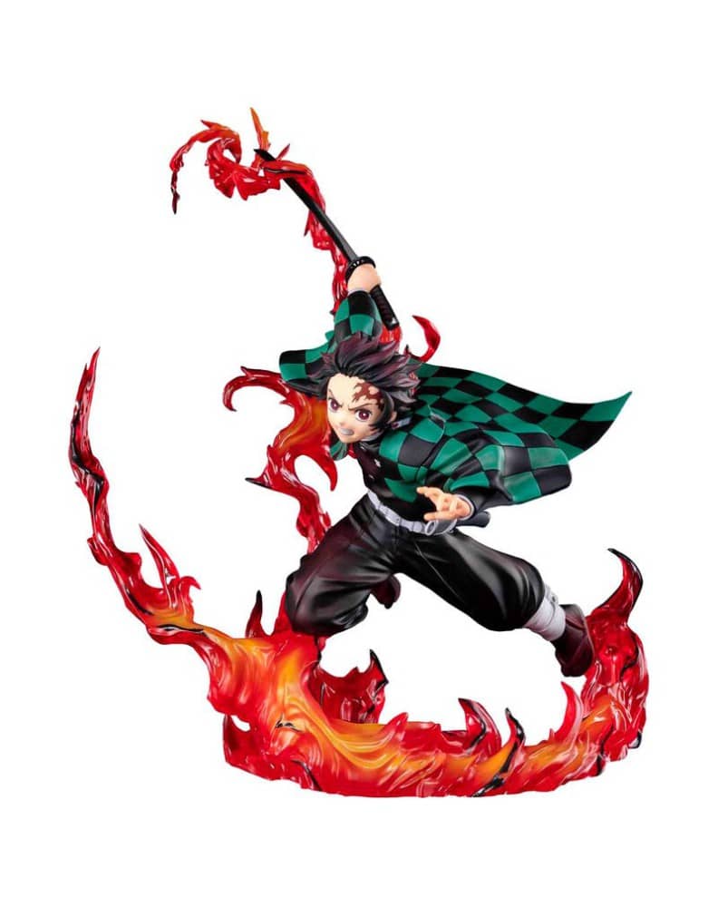 Figura Tanjiro Kamado Total Concentration Breathing Demon Slayer: Kimetsu no Yaiba 19cm - Espadas y Más