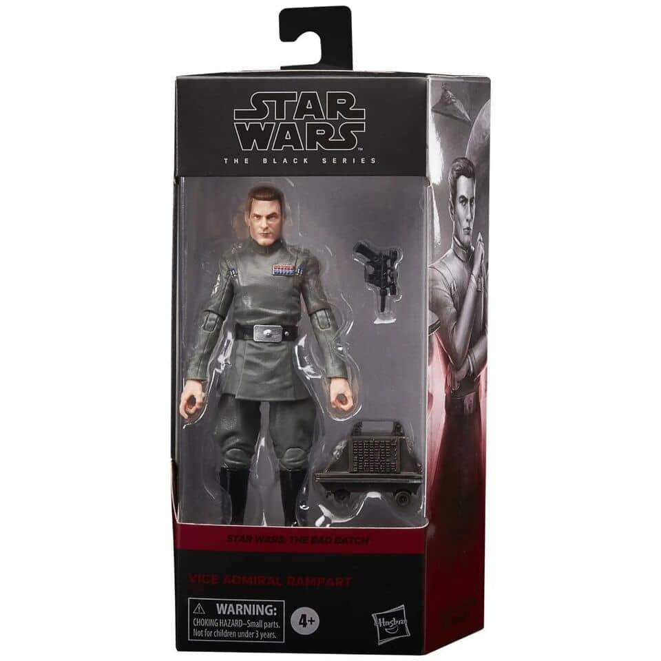 Figura Vice Almirant Rampart The Bad Batch Black Series Star Wars 15cm - Espadas y Más