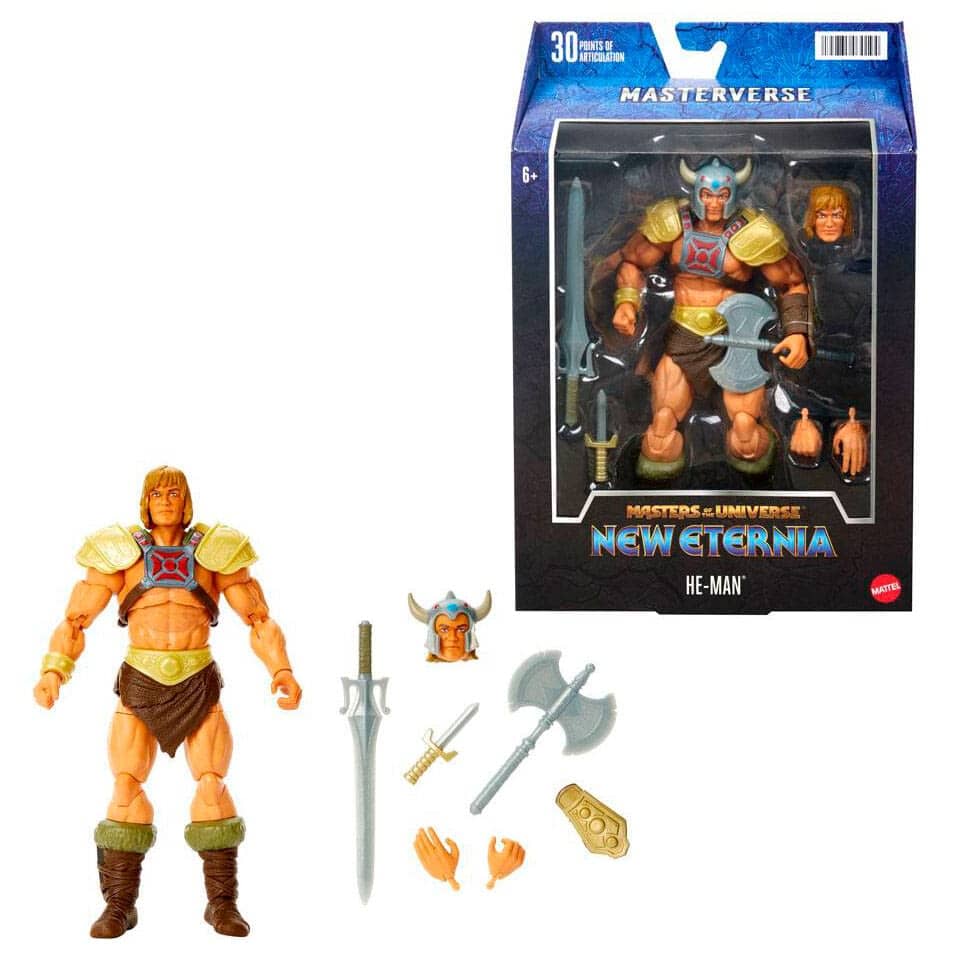 Figura Viking He-Man Masters of the Universe Revelation Masterverse 18cm - Espadas y Más