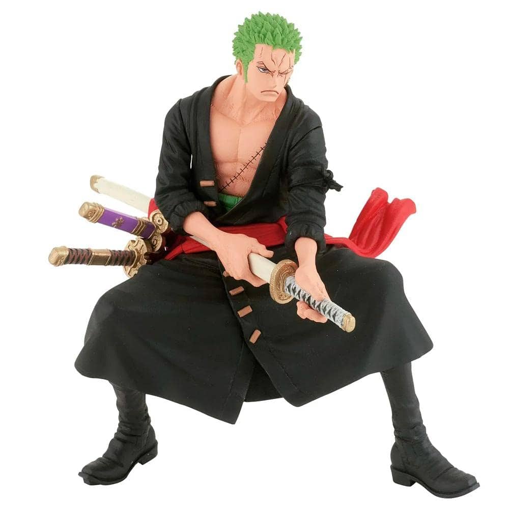 Figura Wanokuni Roronoa Zoro King of Artist One Piece 18cm - Espadas y Más