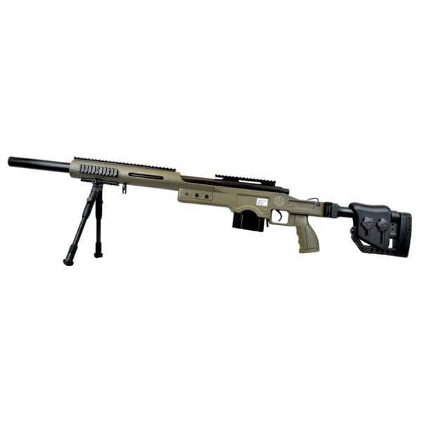 FUSIL DE ACCIÓN WELL SNIPER BOLT CON BÍPODE - Espadas y Más