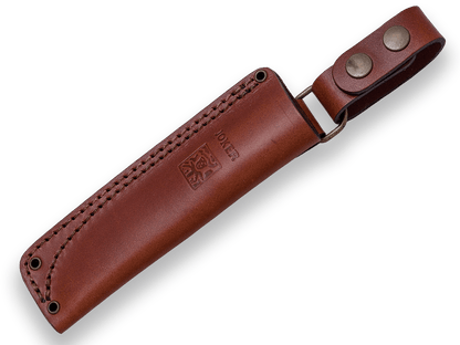 CUCHILLO BUSHCRAFT Y SUPERVIVENCIA JOKER EMBER SCANDI EN NOGAL CN122 - Espadas y Más