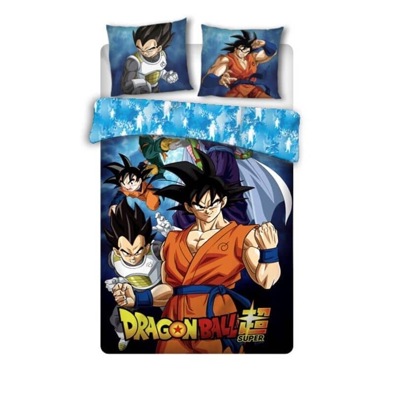 Funda nordica Dragon Ball Super cama 90 algodon organico - Espadas y Más