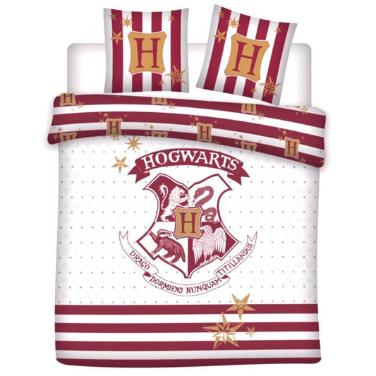 Funda nordica Hogwarts Harry Potter algodon cama 135cm - Espadas y Más