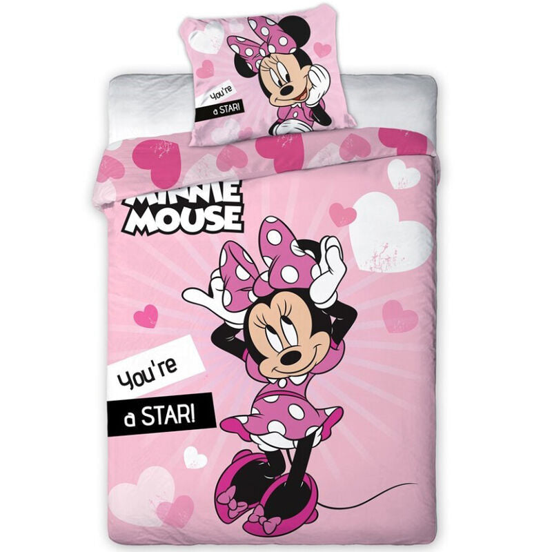 Funda nordica Minnie Disney cama 90 microfibra - Espadas y Más