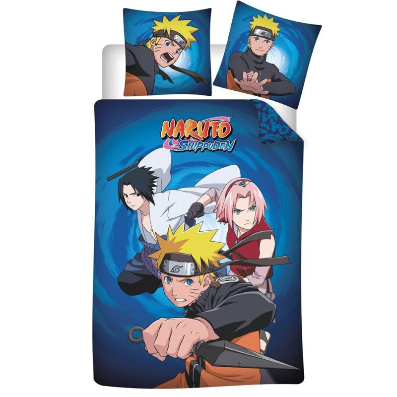 Funda nordica Naruto Shippuden cama 90 algodon - Espadas y Más