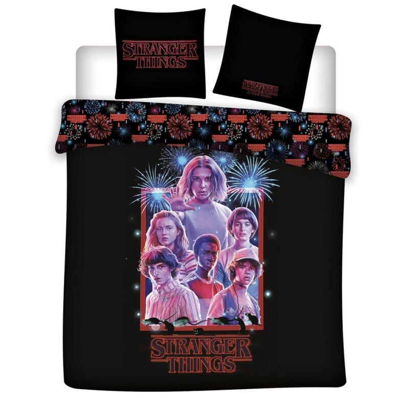 Funda nordica Stranger Things cama 135cm microfibra - Espadas y Más