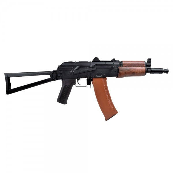 FUSIL ELÉCTRICO CYMA AKS-74U MADERA REAL (CM035) - Espadas y Más