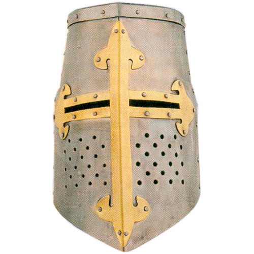Gran casco o yelmo templario funcional 300086 - Espadas y Más