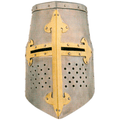 Gran casco o yelmo templario funcional 300086 - Espadas y Más