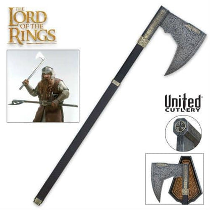 Imagen de Hacha de gimli Oficial UC2628 parte de nuestra colección en Espadas y más, sitio oficial.
