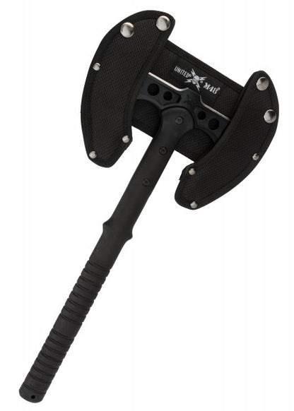 Imagen de Hacha Doble táctica M48 con vaina United Cutlery UC3056 parte de nuestra colección en Espadas y más, sitio oficial.