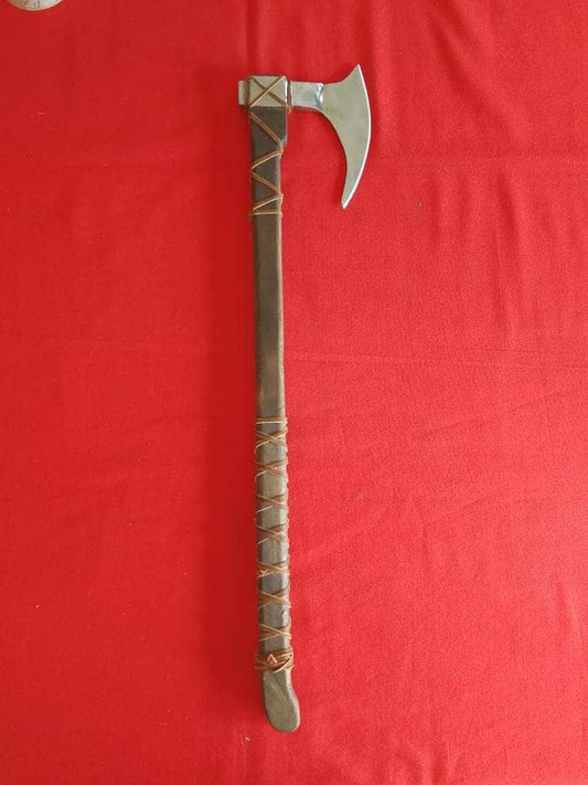 Hacha vikinga funcional artesanal (fabricación propia) - Espadas y Más