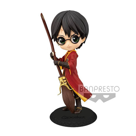 HARRY POTTER - Figurine Q posket Harry Potter Quidditch style 14cm - Espadas y Más