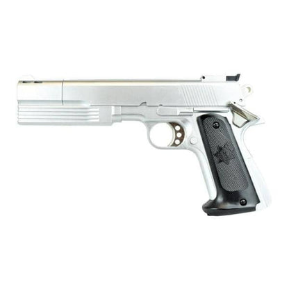 PISTOLA DE GAS HFC NEGRA O PLATA - Espadas y Más
