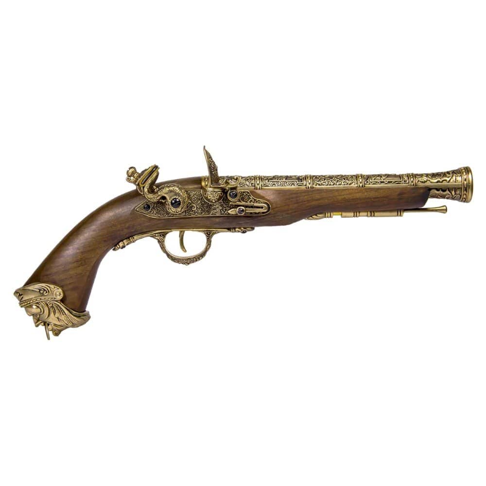 PISTOLA DE GAS HFC FLINTLOCK (HG 502GOLD)(HG 502SIL) - Espadas y Más