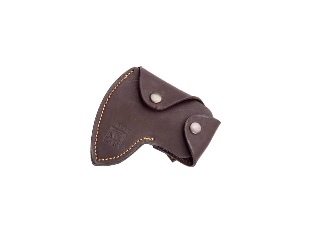 Imagen de Hacha Montera Joker Cazador, Acero 420, Virola Inox, Mango Madera Roja Prensada. HR00 parte de nuestra colección en Espadas y más, sitio oficial.
