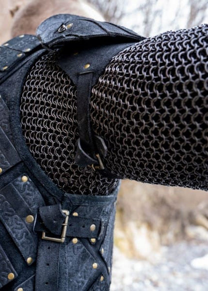 Armadura Woodsman LARP Armour, Piel de gamuza, Negro o Marrón  IF-105101 - Espadas y Más