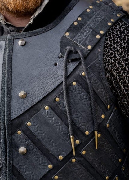 Armadura Woodsman LARP Armour, Piel de gamuza, Negro o Marrón  IF-105101 - Espadas y Más