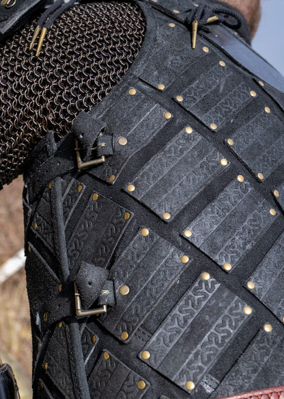 Armadura Woodsman LARP Armour, Piel de gamuza, Negro o Marrón  IF-105101 - Espadas y Más