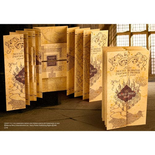 Replica Mapa Merodeador Harry Potter - Espadas y Más