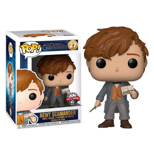 Imagenes del producto Figura POP Fantastic Beasts 2 The Crimes of Grindelwald Newt Scamander 5 + 1 Chase