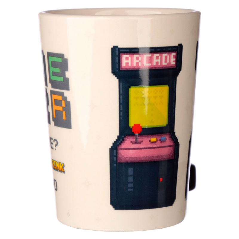 3D-Griffbecher Joystick Arcade Game Over