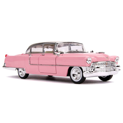 Set figura + coche metal Cadillac Fleetwood 1955 Elvis Presley - Espadas y Más