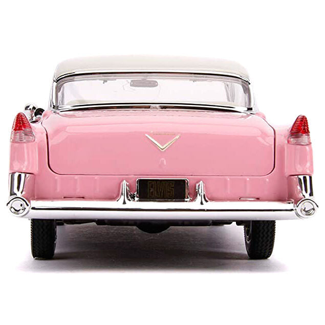 Set figura + coche metal Cadillac Fleetwood 1955 Elvis Presley