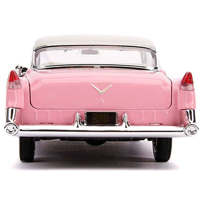 Set figura + coche metal Cadillac Fleetwood 1955 Elvis Presley