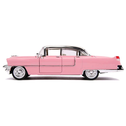 Set figura + coche metal Cadillac Fleetwood 1955 Elvis Presley - Espadas y Más