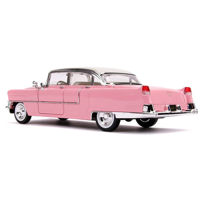 Set figura + coche metal Cadillac Fleetwood 1955 Elvis Presley