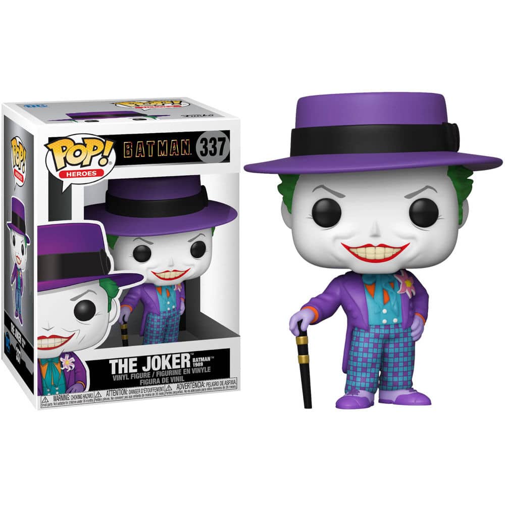 Figura POP DC Comics Batman 1989 Joker with Hat 5 + 1 Chase - Espadas y Más