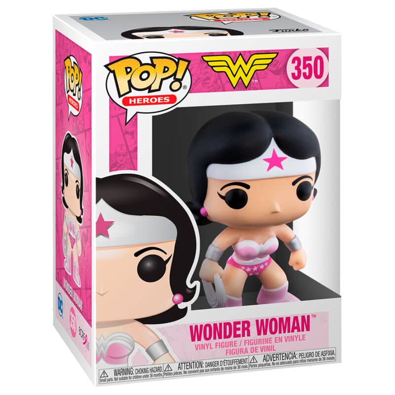 Figura POP Breast Cancer Awareness Wonder Woman - Espadas y Más