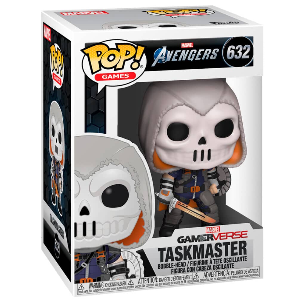 Figura POP Marvel Avengers Game Taskmaster - Espadas y Más